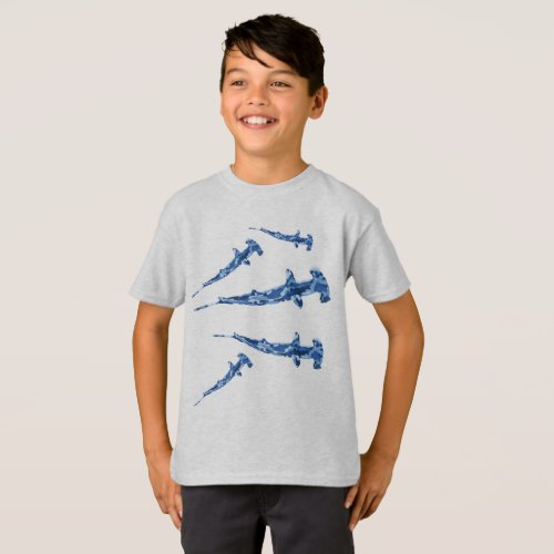Hammerhead shark t_shirt