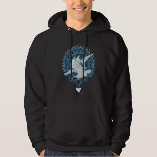 Hammerhead Shark Tooth Necklace Polynesian Tribal Hoodie