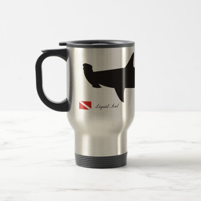 Hammerhead Shark - Travel Mug (Left)