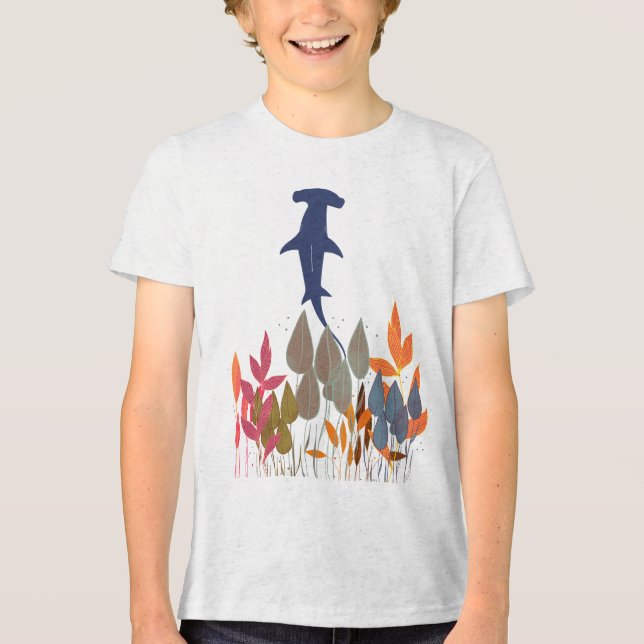 Hammerhead Shark Tri-Blend Shirt (Front)