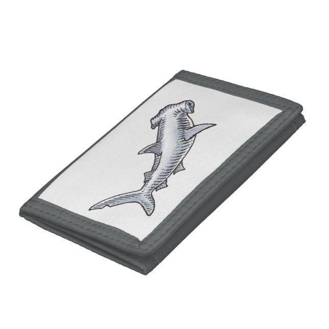 Hammerhead Shark Tri-fold Wallet (Bottom)