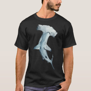 Hammerhead shark watercolor Classic T-Shirt