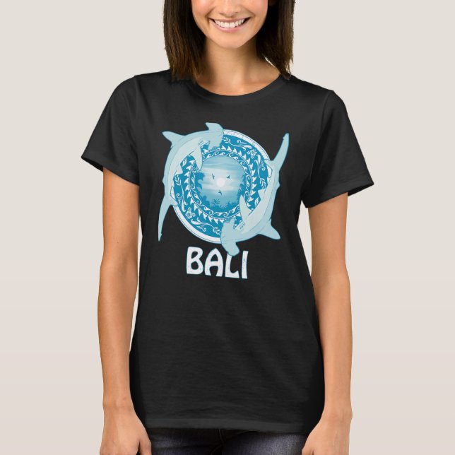 Hammerhead Sharks Dive Bali Indonesia T-Shirt (Front)