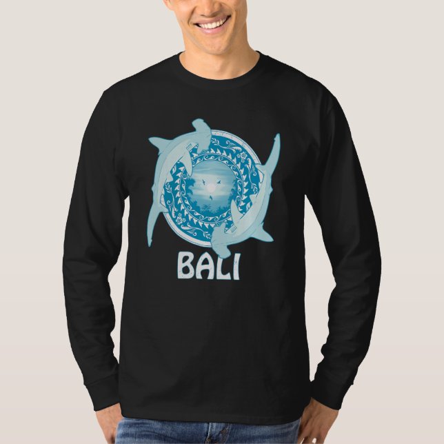 Hammerhead Sharks Dive Bali Indonesia T-Shirt (Front)