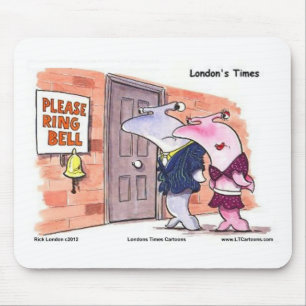 Hammerhead Sharks @ Door Funny Gifts Tees Etc Mouse Pad