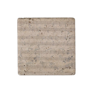 Hammerklavier Sonata Beethoven Original Score Stone Magnet