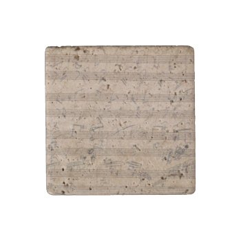 Hammerklavier Sonata Beethoven Original Score Stone Magnet by missprinteditions at Zazzle