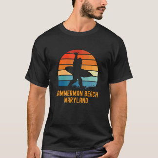 Hammerman Beach  Maryland Sasquatch Souvenir T-Shirt