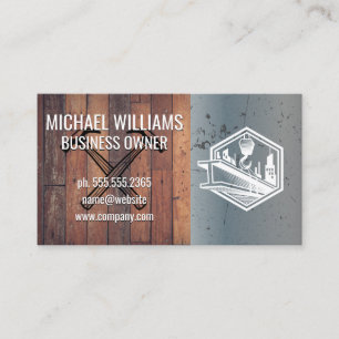 Hammers Construction Site Engineers Business Card