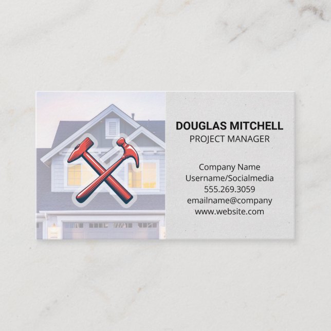 Hammers | Residential Home Business Card (Front)