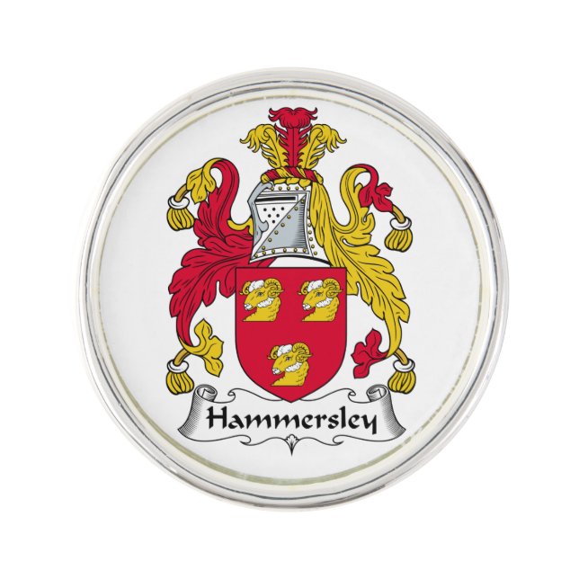 Hammersley Family Crest Pin (Front)
