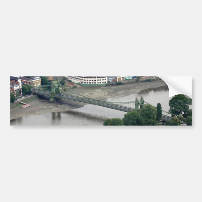 Hammersmith Bridge Bumper Sticker (Front)