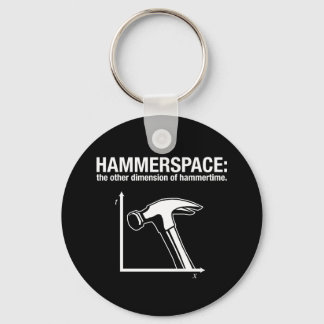 hammerspace: the other dimension of hammertime. keychain