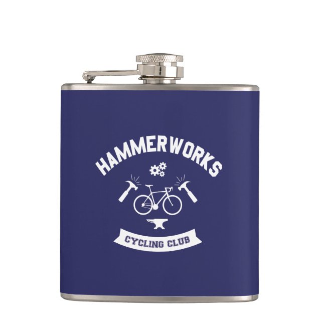 Hammerworks Cycling Club Flask (Front)