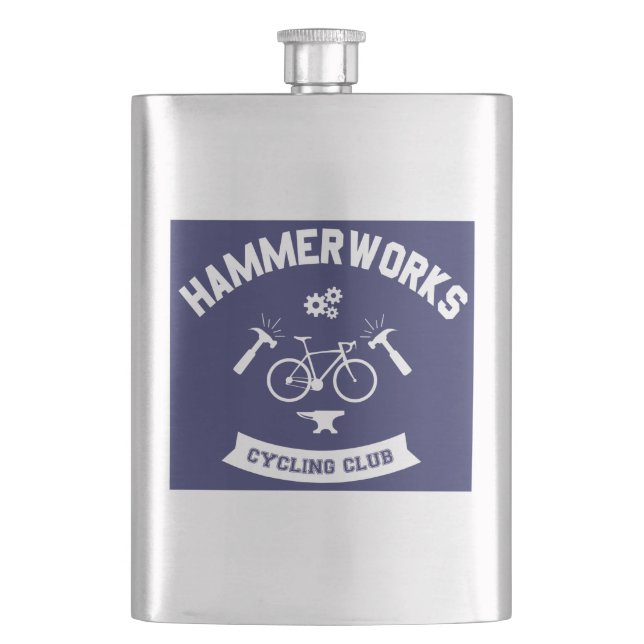Hammerworks Cycling Club Flask (Front)
