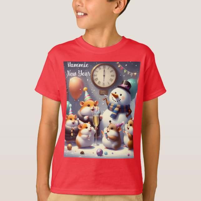 Hammie New Year T-Shirt (Front)