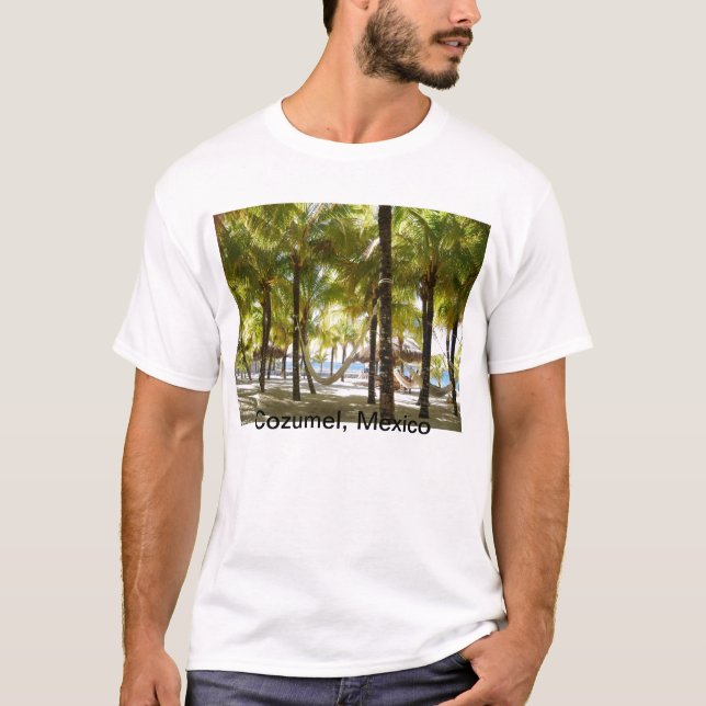 Hammock and palm trees by the ocean Shirt (Front)