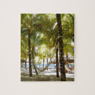 Hammock and Palm Trees Jigsaw Puzzle