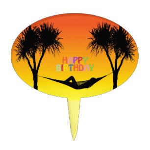 Hammock Cake Topper