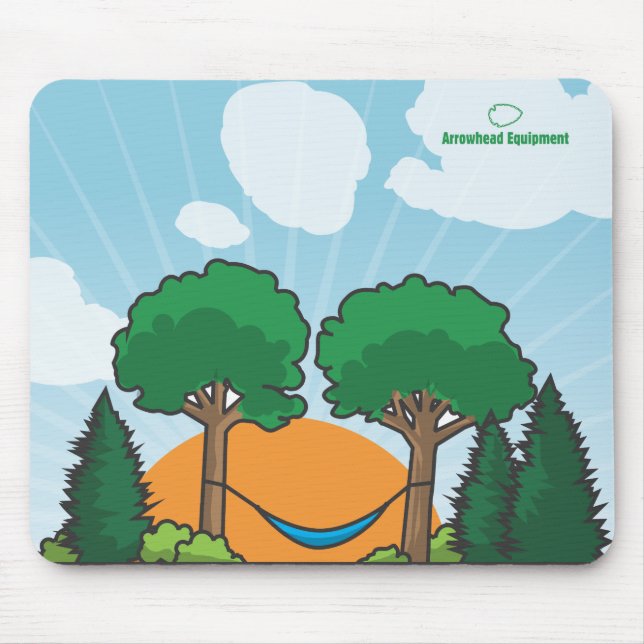 Hammock Camping Mouse Pad (Front)