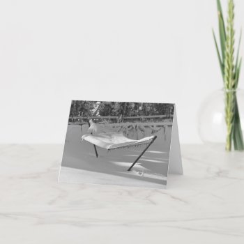 Hammock In The Snow Notecards by Captain_Panama at Zazzle