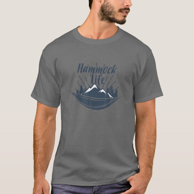 Hammock Life - Hammock Tee For Hikers (Front)