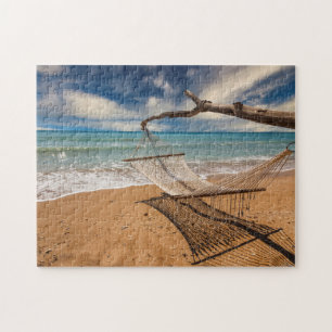 Hammock on the Shore Jigsaw Puzzle