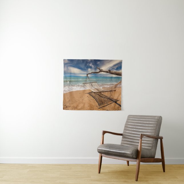 Hammock on the Shore Tapestry (In Situ (Horizontal))
