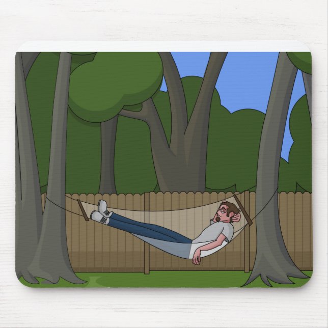 Hammock Time Mouse Pad (Front)