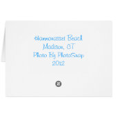 Hammonasset Beach Cards (Back Horizontal)