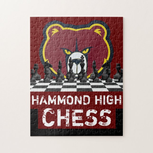 HAMMOND HIGH CHESS JIGSAW PUZZLE (Vertical)