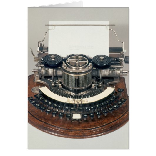 Hammond typewriter, with the ideal keyboard (Front)