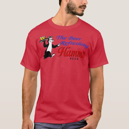 Hamms Beer Bear design 1 T_Shirt