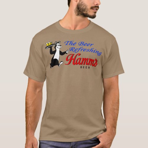 Hamms Beer Bear design T_Shirt