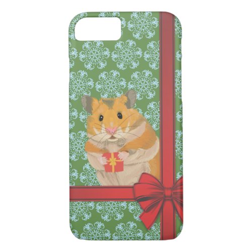 Hammy Christmas Hamster Christmas iPhone 87 Case