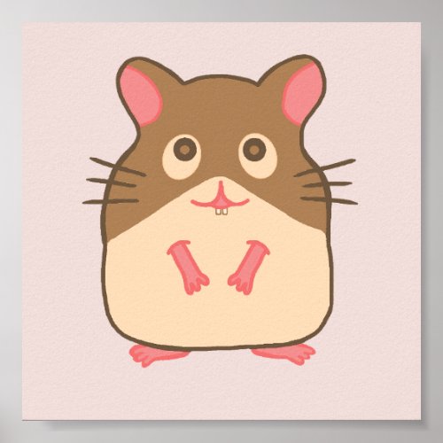 Hammy Hamster Poster