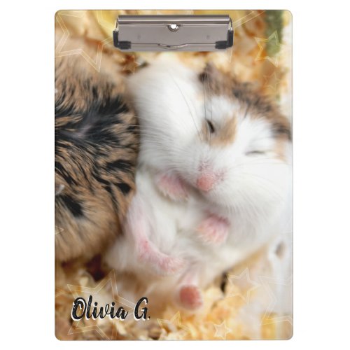 Hammyville _ Cute Hamster Clipboard