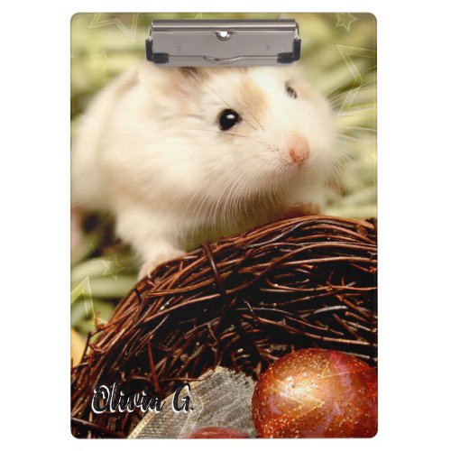 Hammyville _ Cute Hamster Clipboard