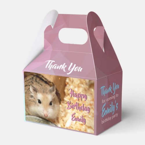 Hammyville _ Cute Hamster Favor Boxes