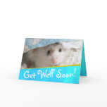 Hammyville - Cute Hamster Get Well Soon Card Hammyville - Cute Hamster Get Well Soon Card