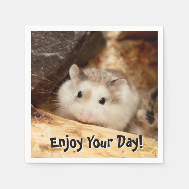 Hammyville - Cute Hamster Napkins (Front)