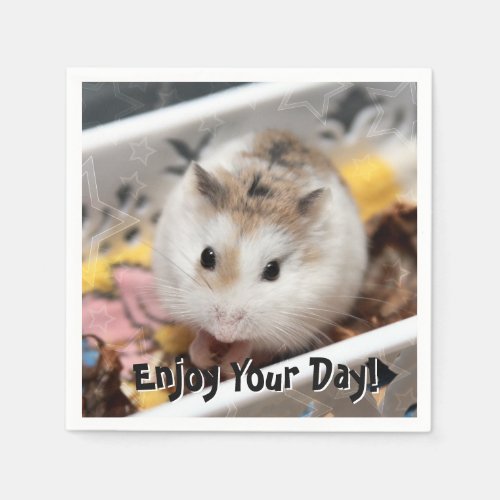 Hammyville _ Cute Hamster Paper Napkins