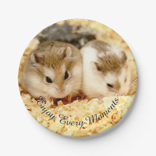 Hammyville - Cute Hamster Paper Plates