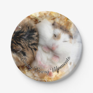 Hammyville - Cute Hamster Paper Plates