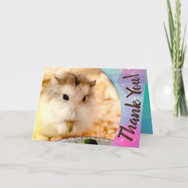 Hammyville - Cute Hamster Thank You (Front)