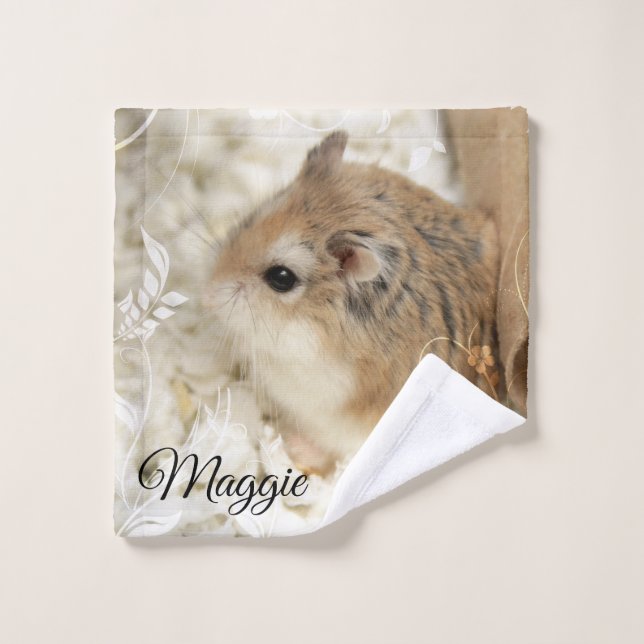 Hammyville - Cute Hamster Wash Cloth (Wash Cloth)