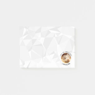 HammyVille - Cute Hamster with Motivational Quote Post-it Notes