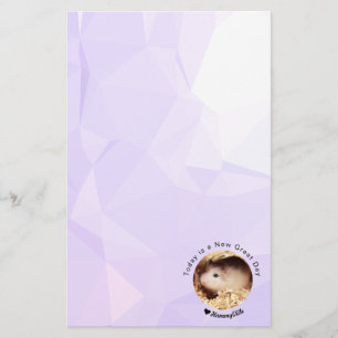 Hammyville - Cute Hamster with Motivational Quote Stationery