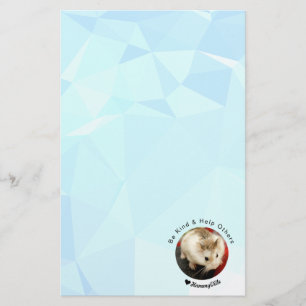 Hammyville - Cute Hamster with Motivational Quote Stationery