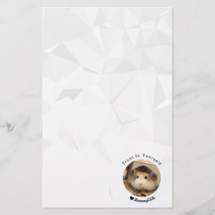 Hammyville - Cute Hamster with Motivational Quote Stationery